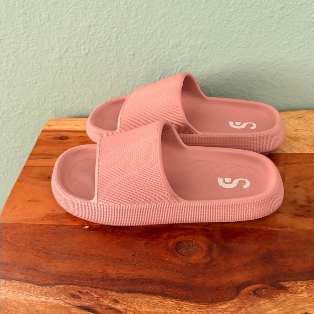 Pink Slide Sandals - Picture 7 of 9